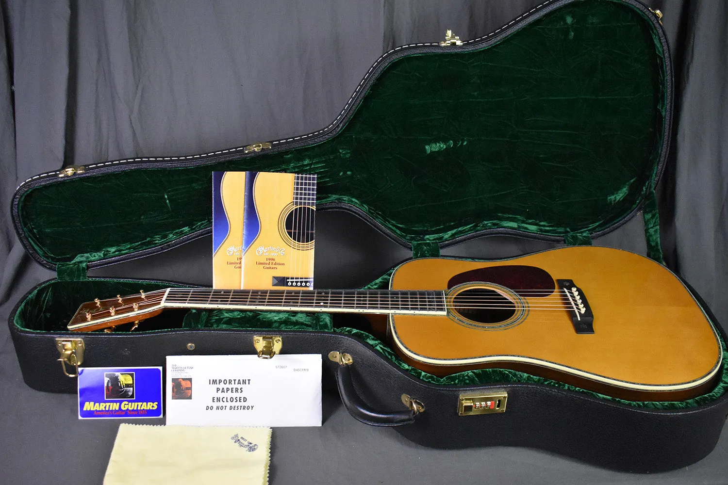 1996 Martin C.F. Martin Sr. 200th Anniversary D-45 Deluxe Commemorative #40 of 91
