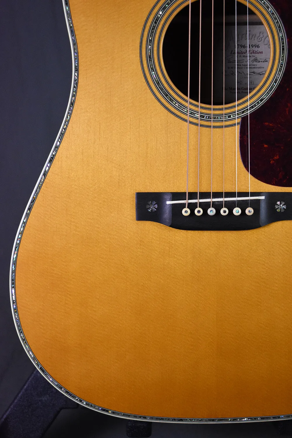 1996 Martin C.F. Martin Sr. 200th Anniversary D-45 Deluxe Commemorative #40 of 91