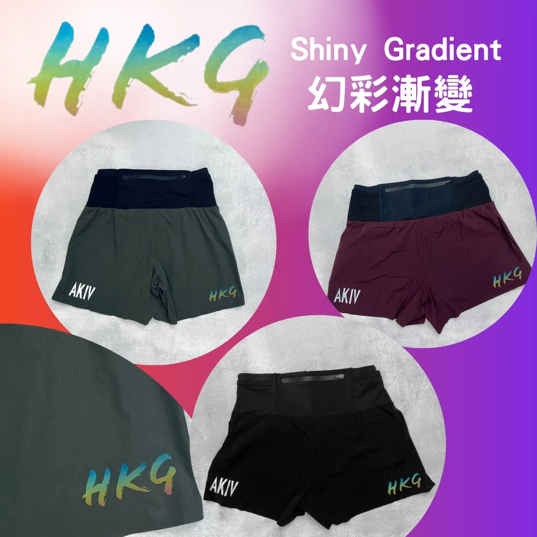 【屯門牛】2-in-1 Trail Running Shorts Unisex | Inner Tight | Black
