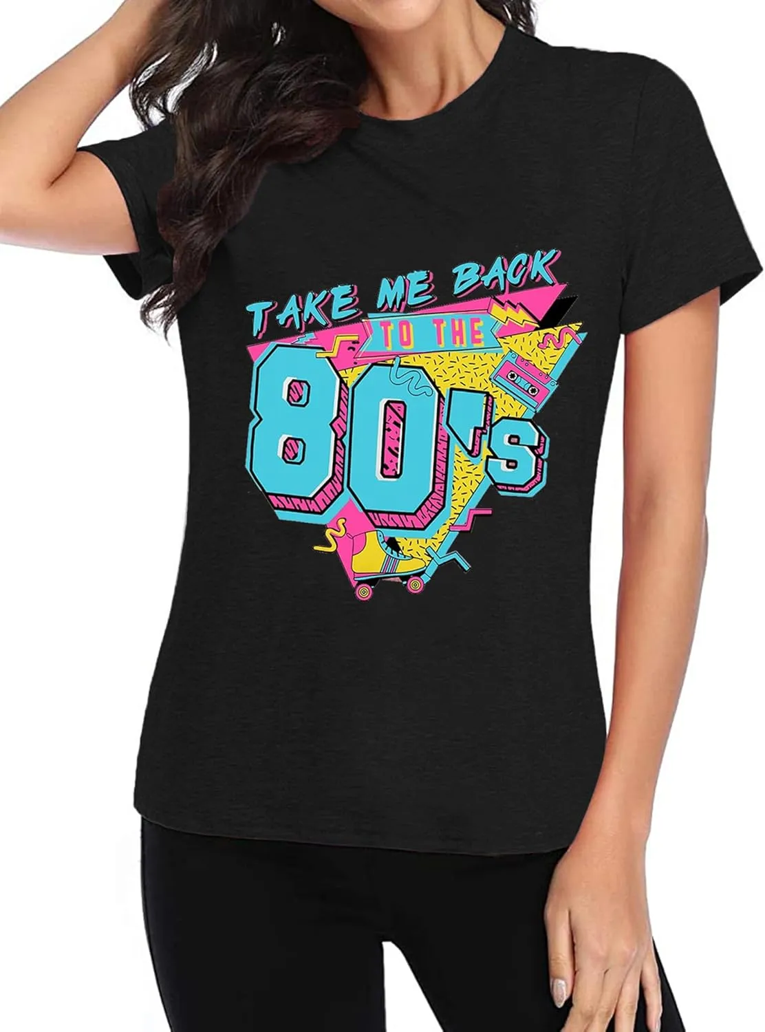 90s Outfit for Women Take Me Back to The 90's Shirt Vintage 80s T-Shirt Casual 90s 80s Nostalgia Tee Tops