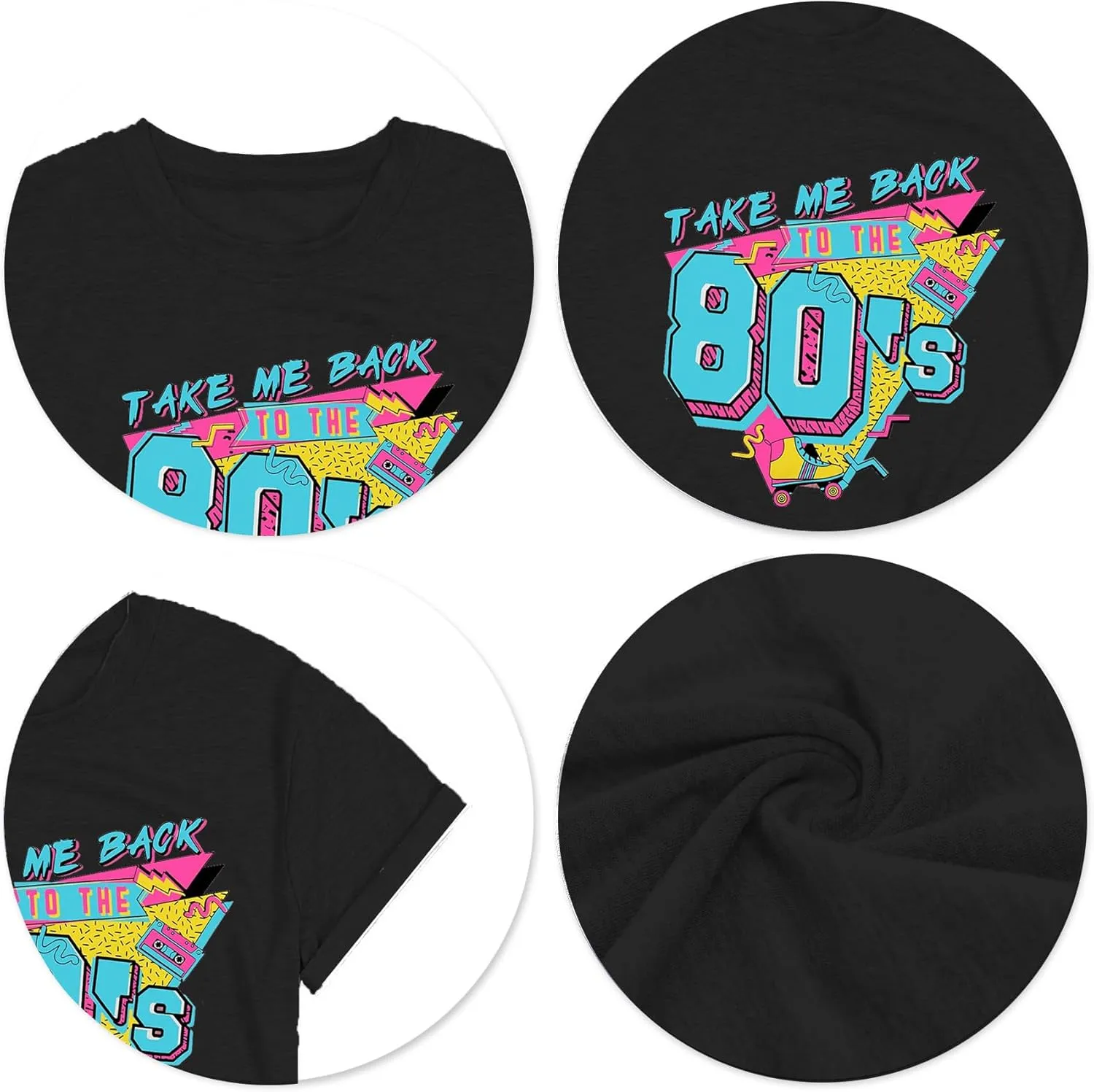 90s Outfit for Women Take Me Back to The 90's Shirt Vintage 80s T-Shirt Casual 90s 80s Nostalgia Tee Tops