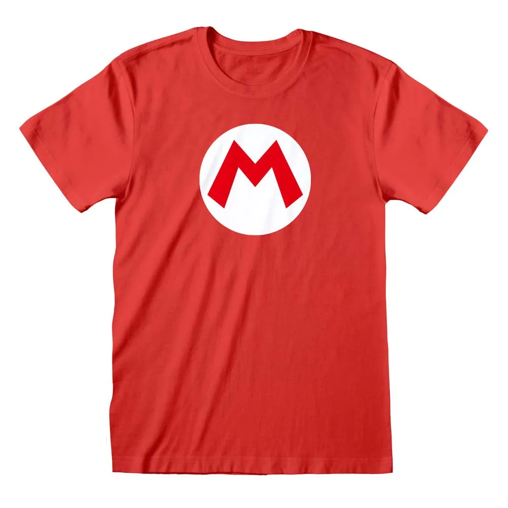 Adults Nintendo Super Mario Badge T-Shirt