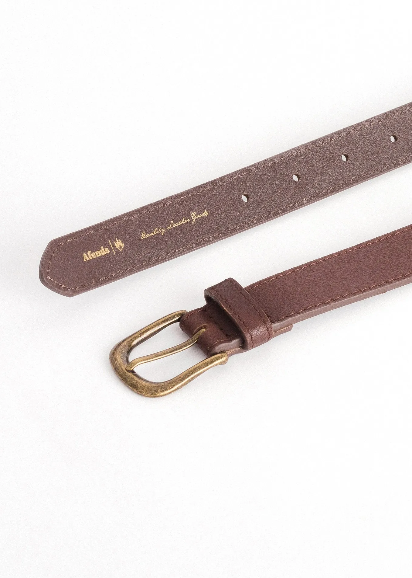 Afends Unisex Permanent - Leather Belt