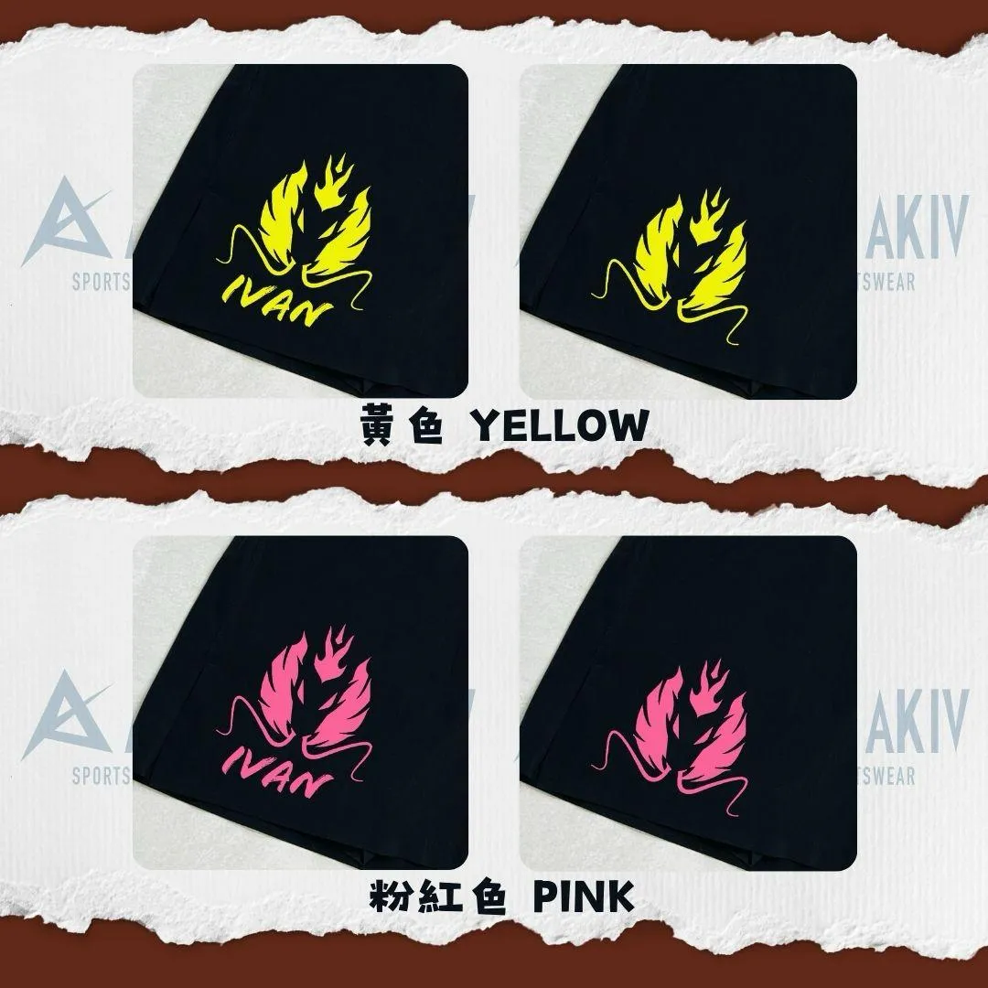 AKIV 2-in-1 Trail Running Shorts Pink Logo Women | Inner Tight | Black