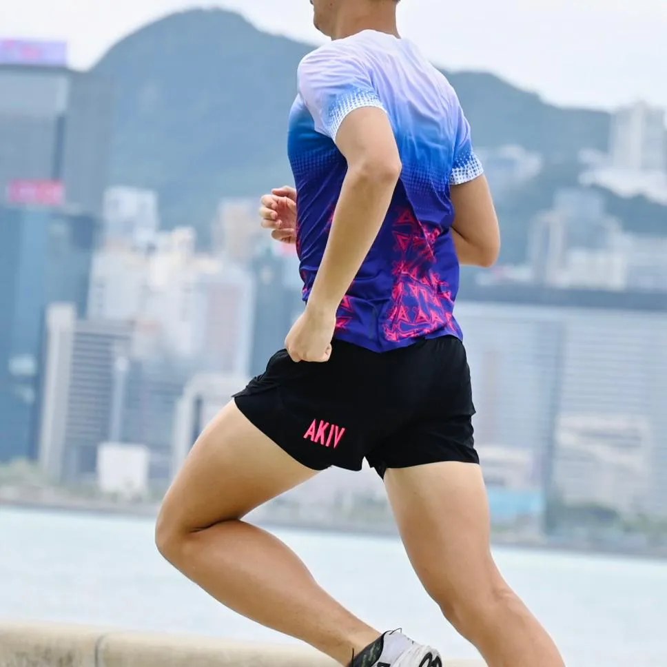 【屯門牛】AKIV 2-in-1 Trail Running Shorts Women | Inner Tight | Black