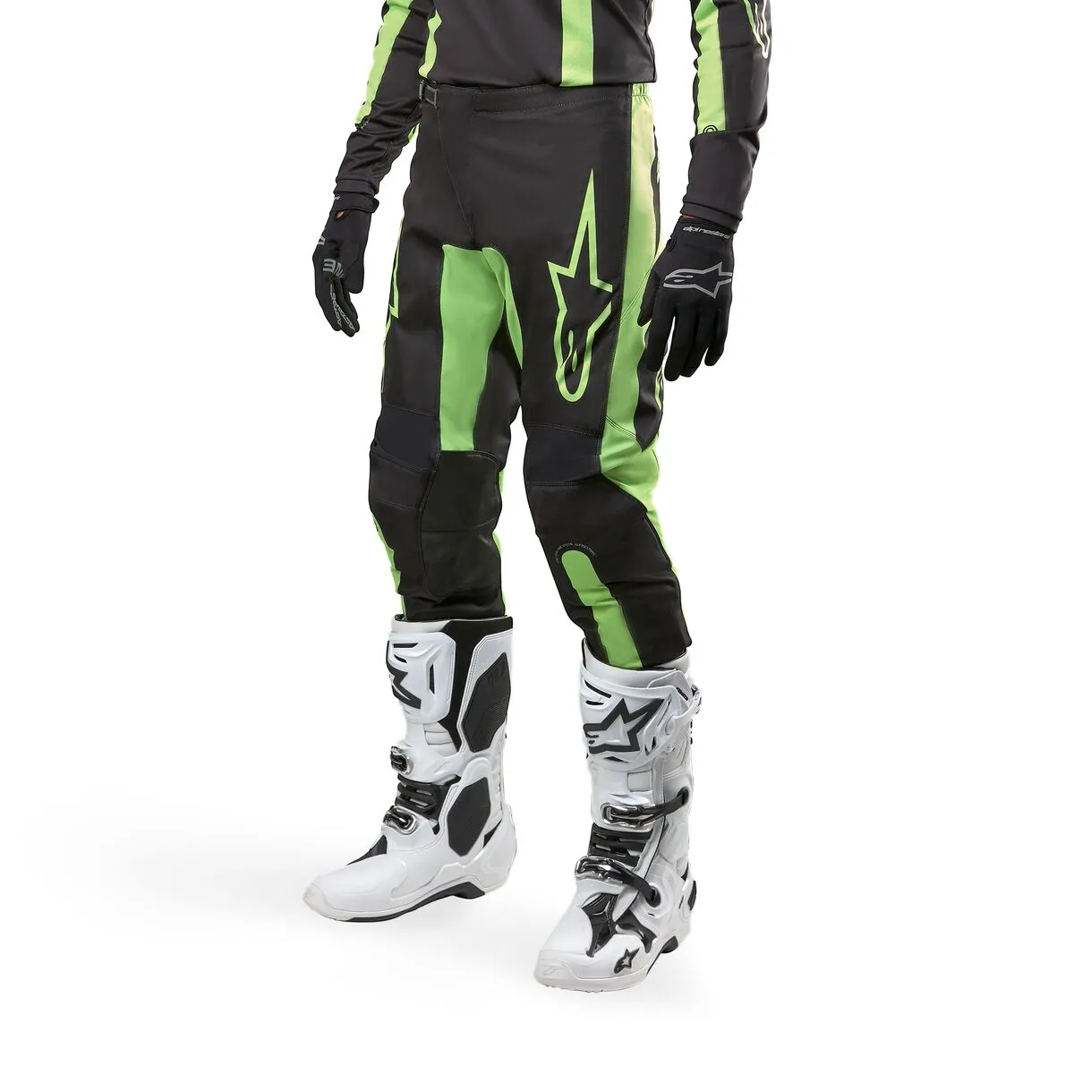 Alpinestars Fluid Pants Lurv Black Yellow Fluo