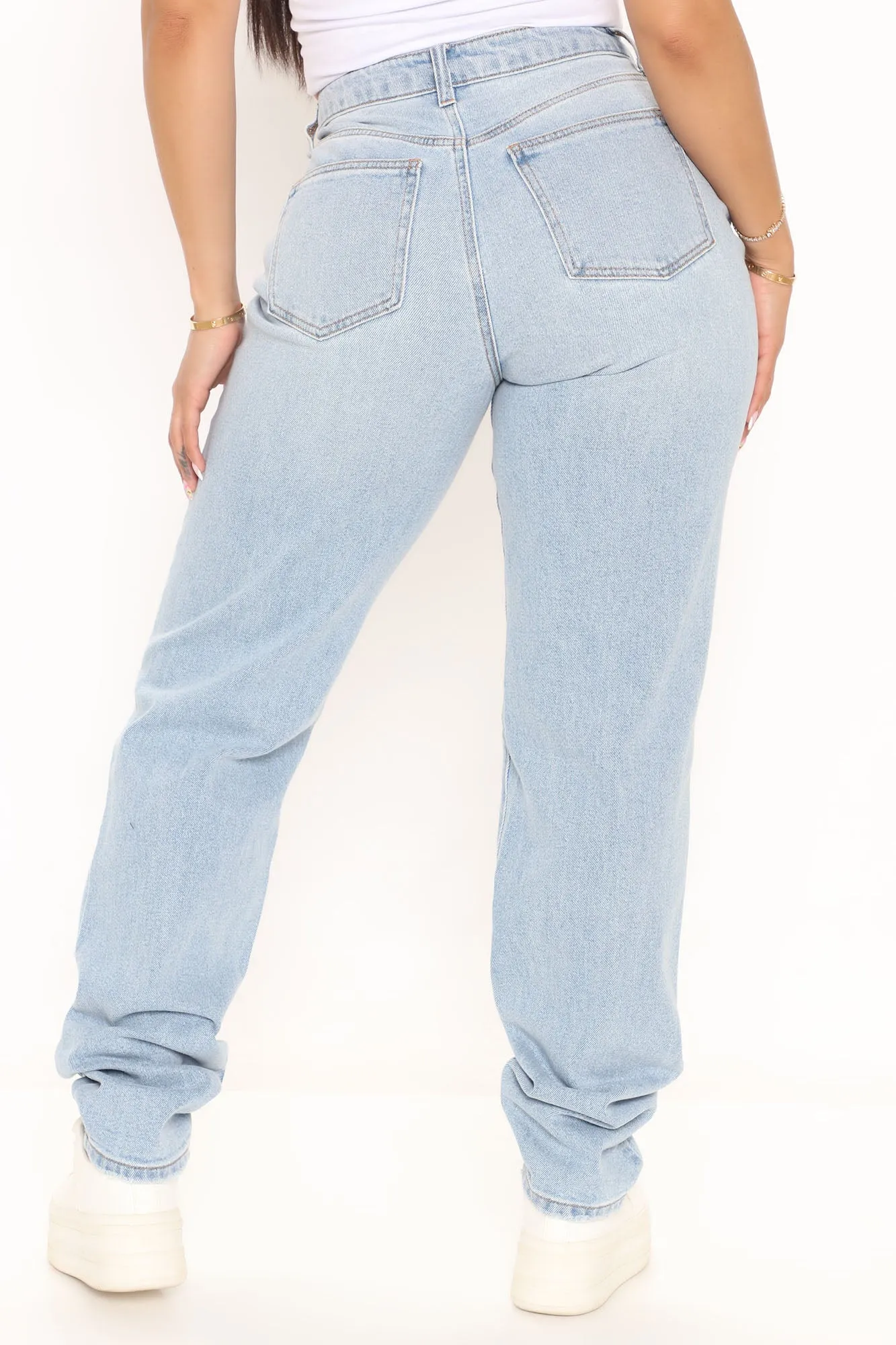 Better Than Your Last Ripped Straight Leg Jeans - Medium Blue Wash