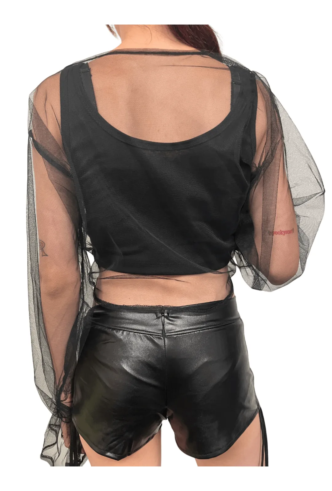 Black Mesh Bolero
