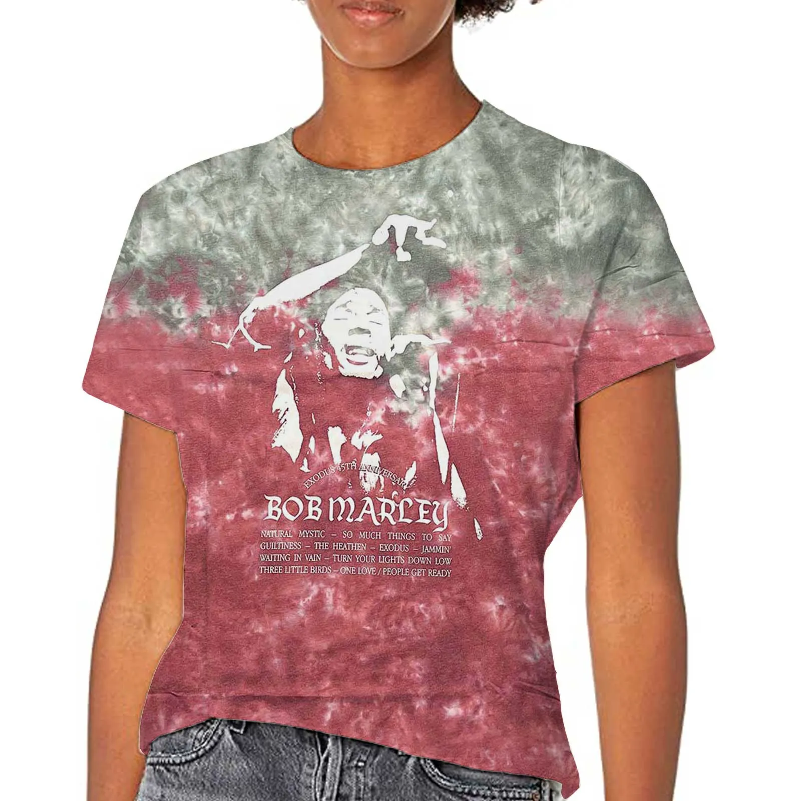 Bob Marley Unisex T-Shirt: Exodus Playlist (Wash Collection)