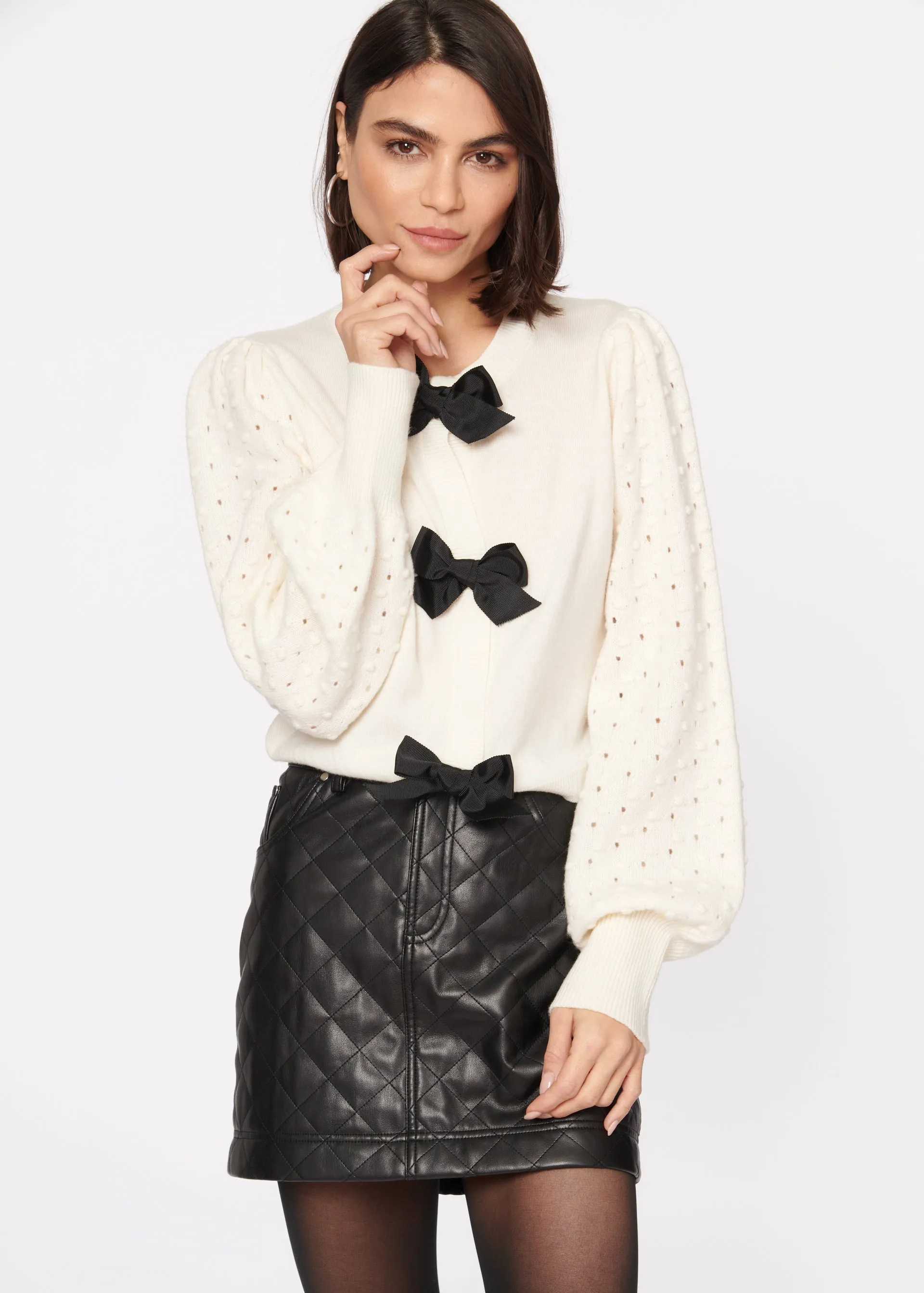Cami NYC - Calista Cardigan in Ceramic