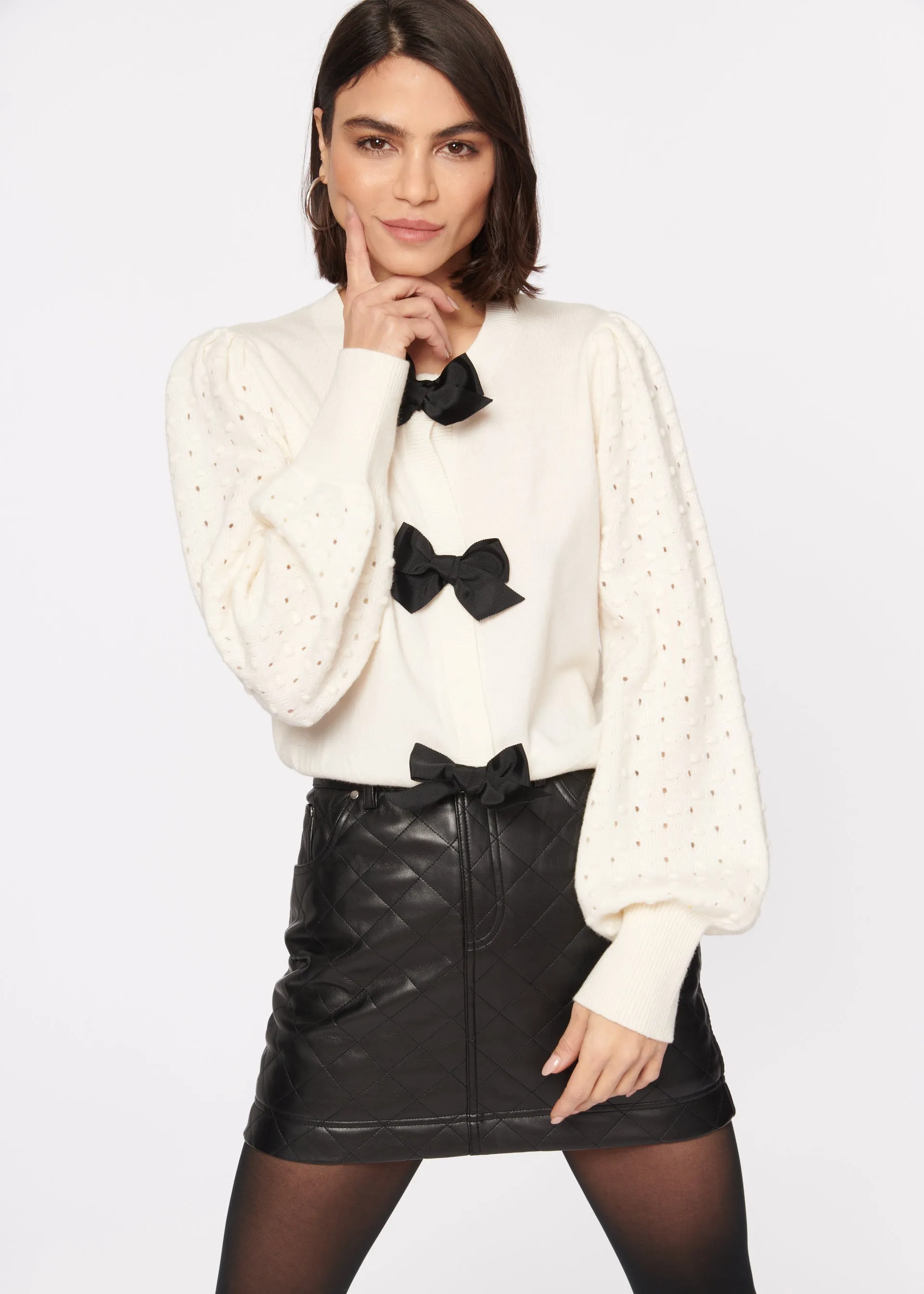 Cami NYC - Calista Cardigan in Ceramic