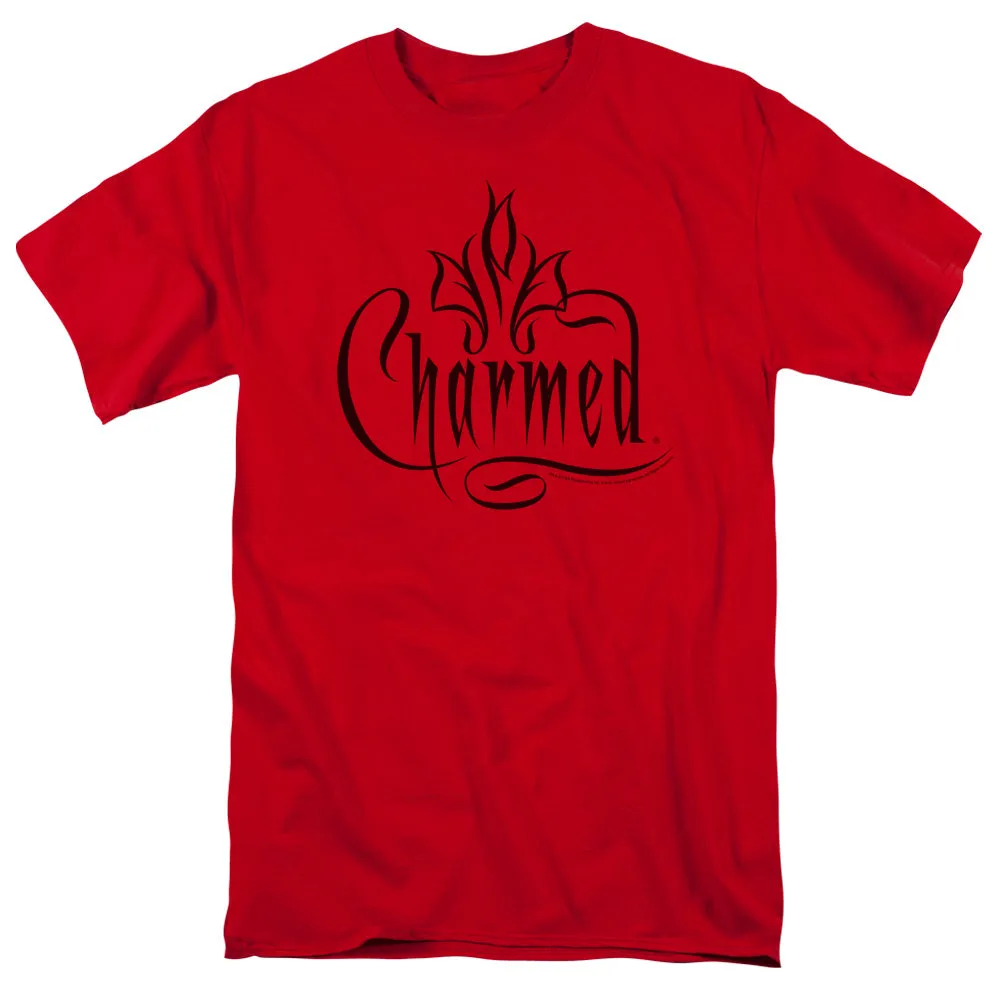 Charmed Charmed Logo Mens T Shirt Red
