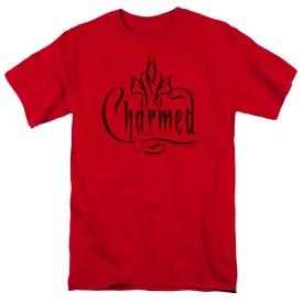 Charmed Charmed Logo Mens T Shirt Red
