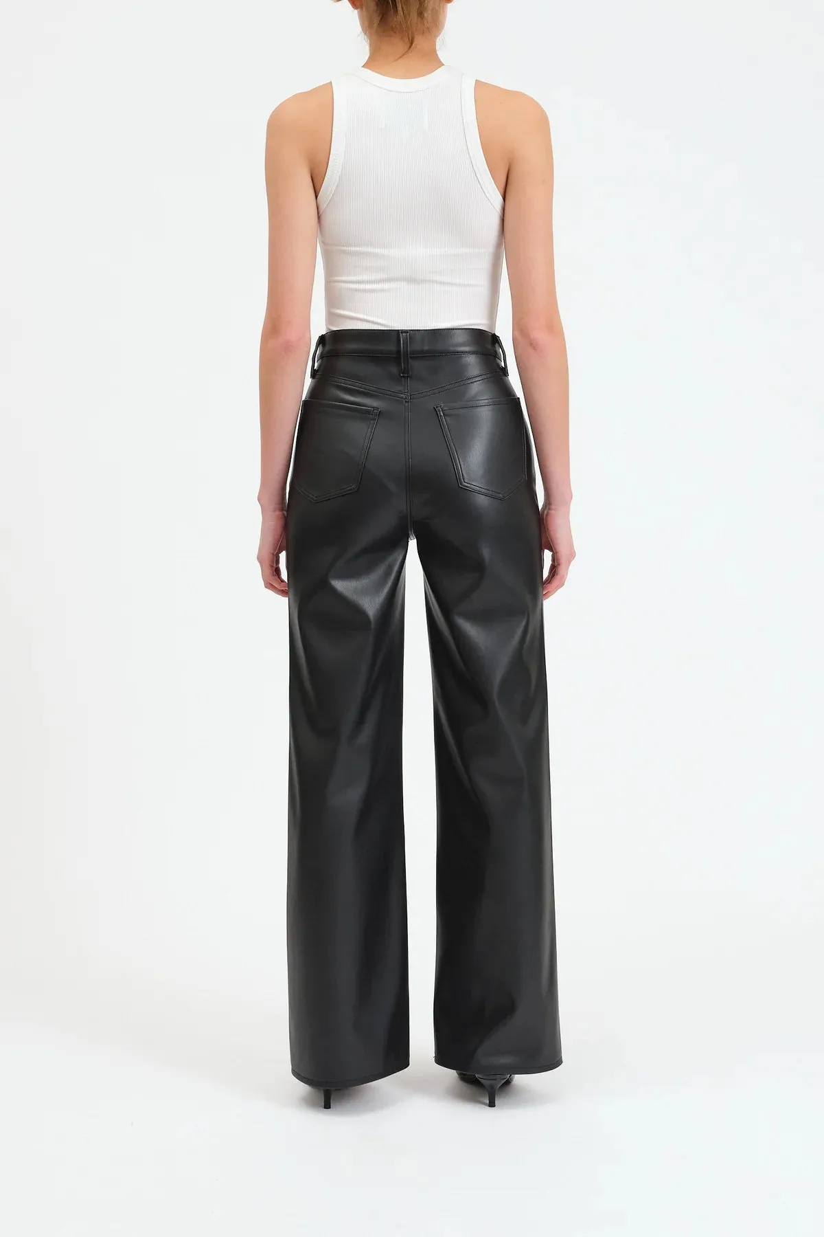 Daze Far Out Leather Center Seam