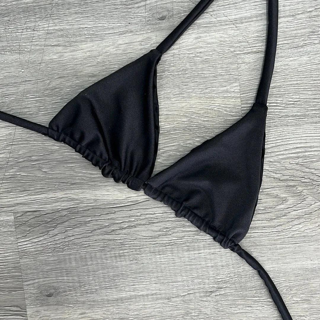 Feline Black Triangle Top