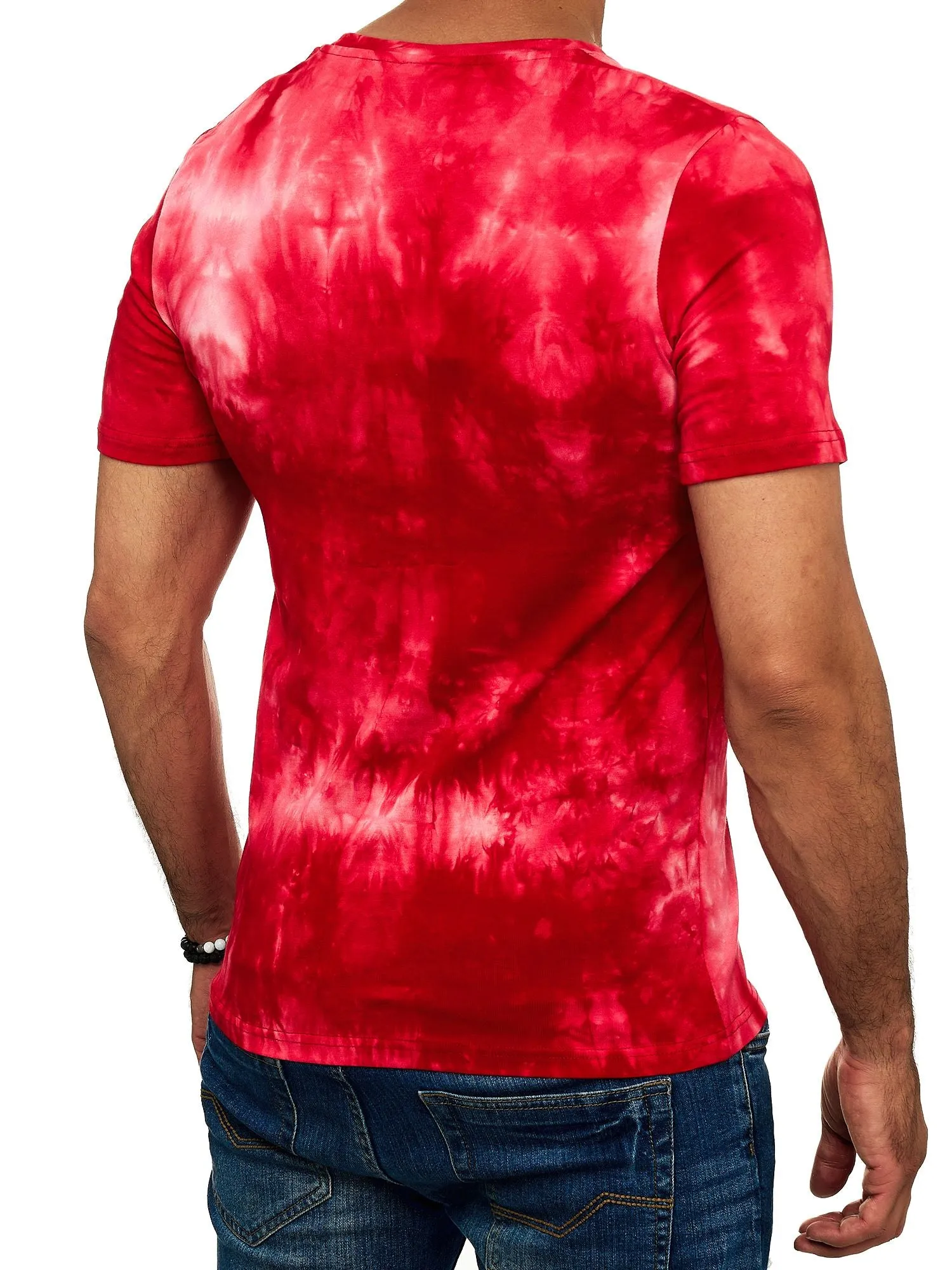 Flack Tie Dye T-Shirt - Red X90A