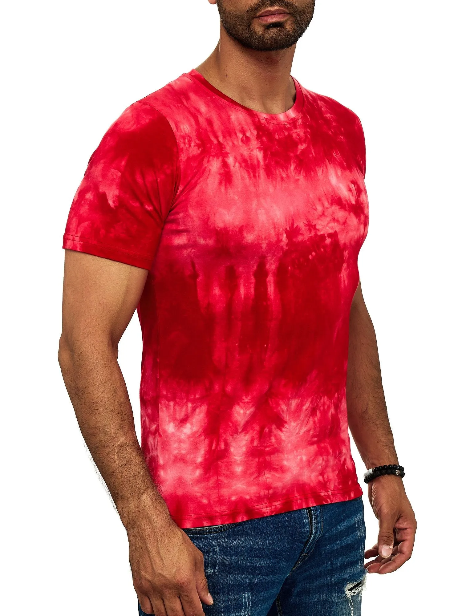 Flack Tie Dye T-Shirt - Red X90A