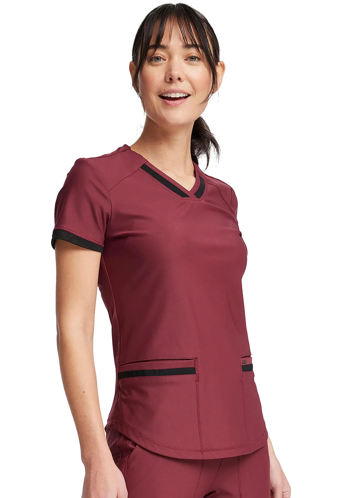 Form - Women's V-Neck Solid Top