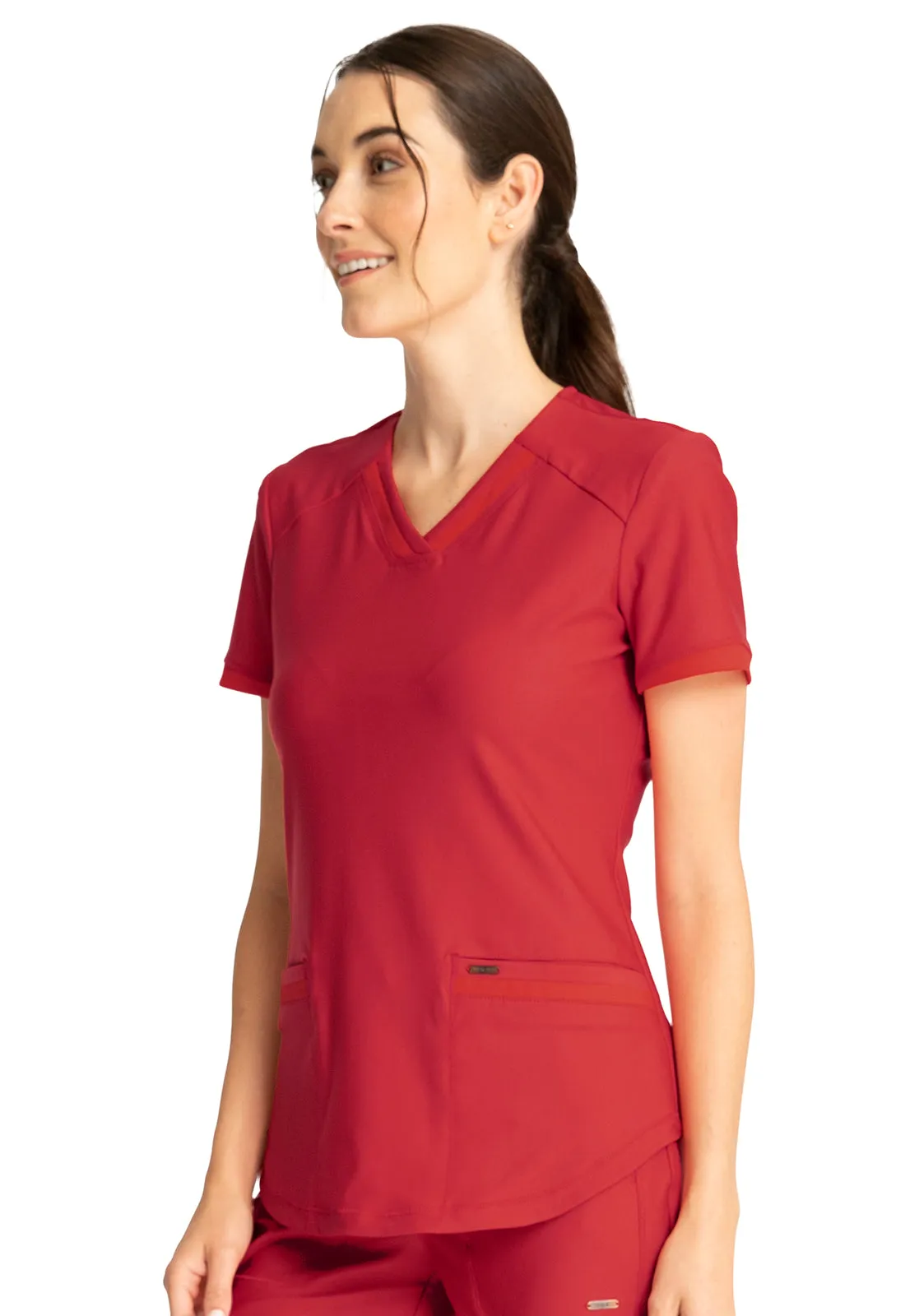 Form - Women's V-Neck Solid Top