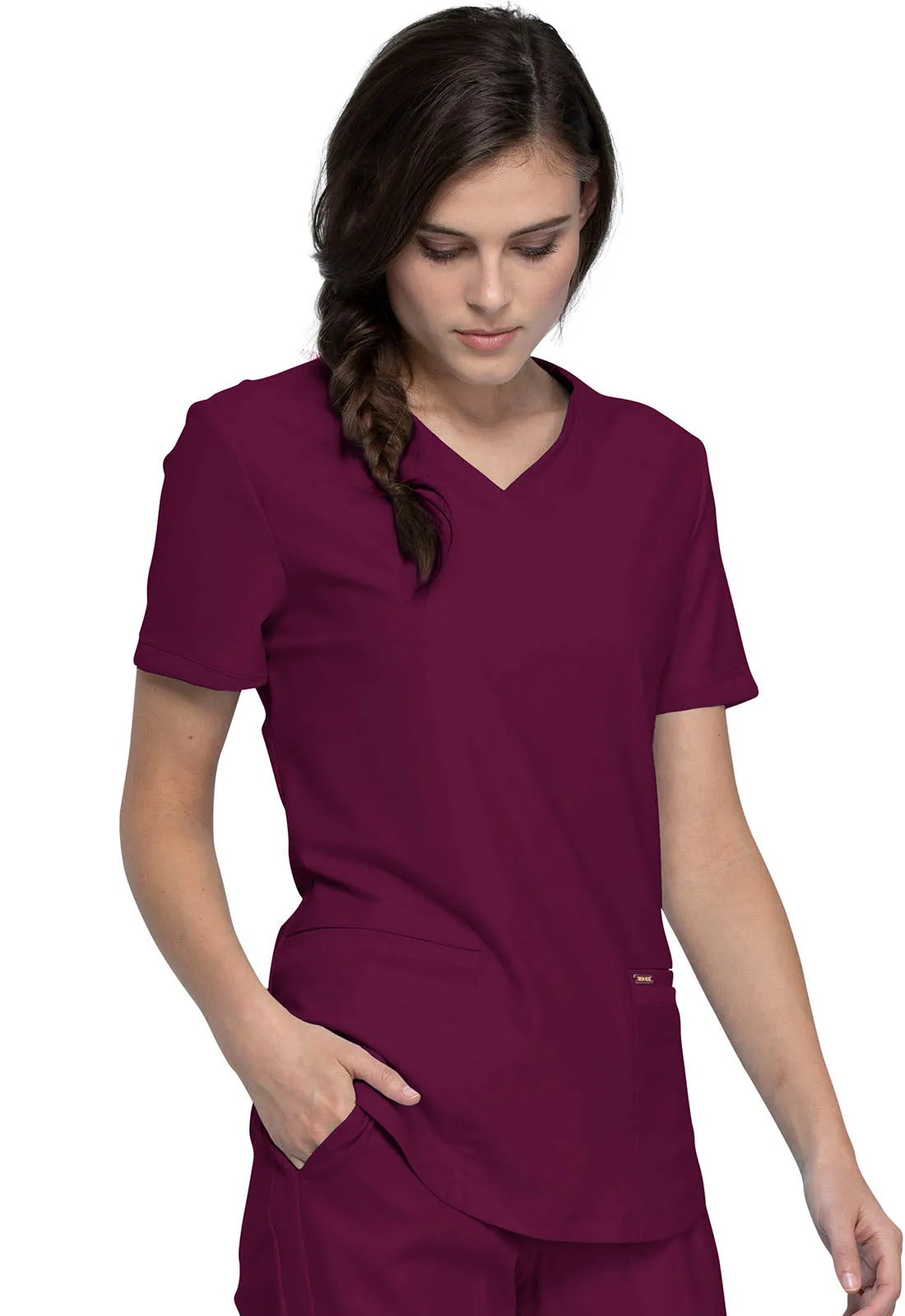 Form - Women's V-Neck Solid Top