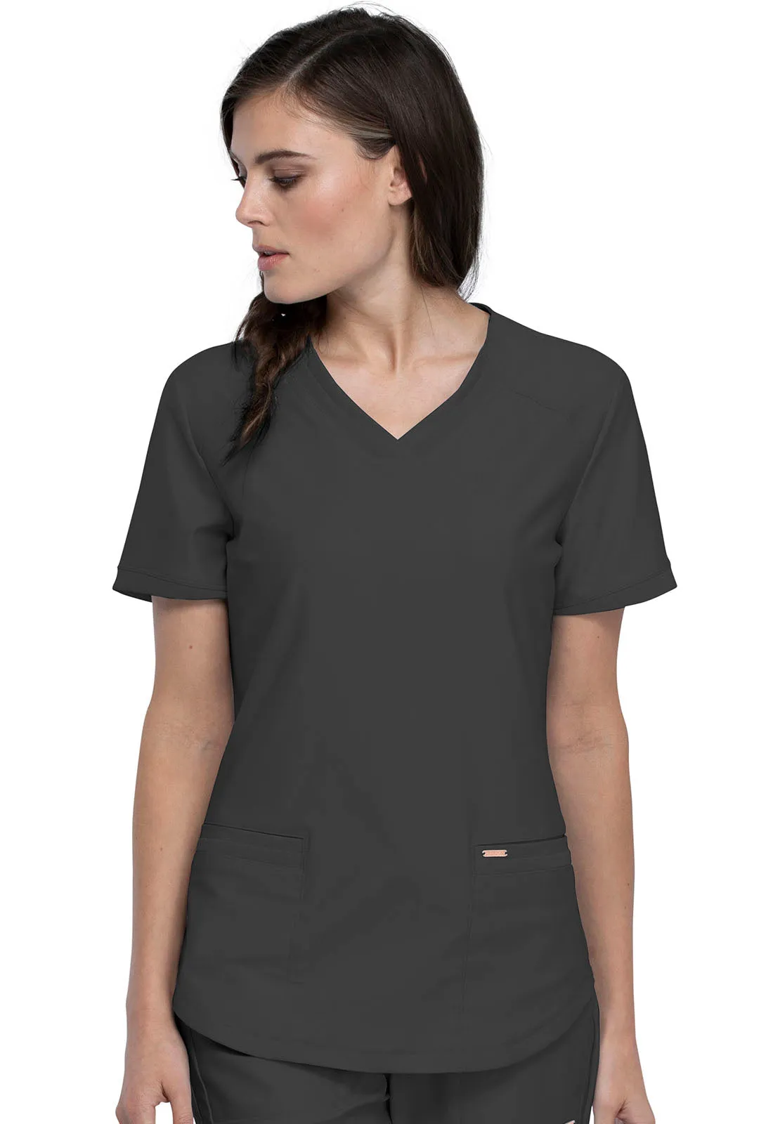 Form - Women's V-Neck Solid Top