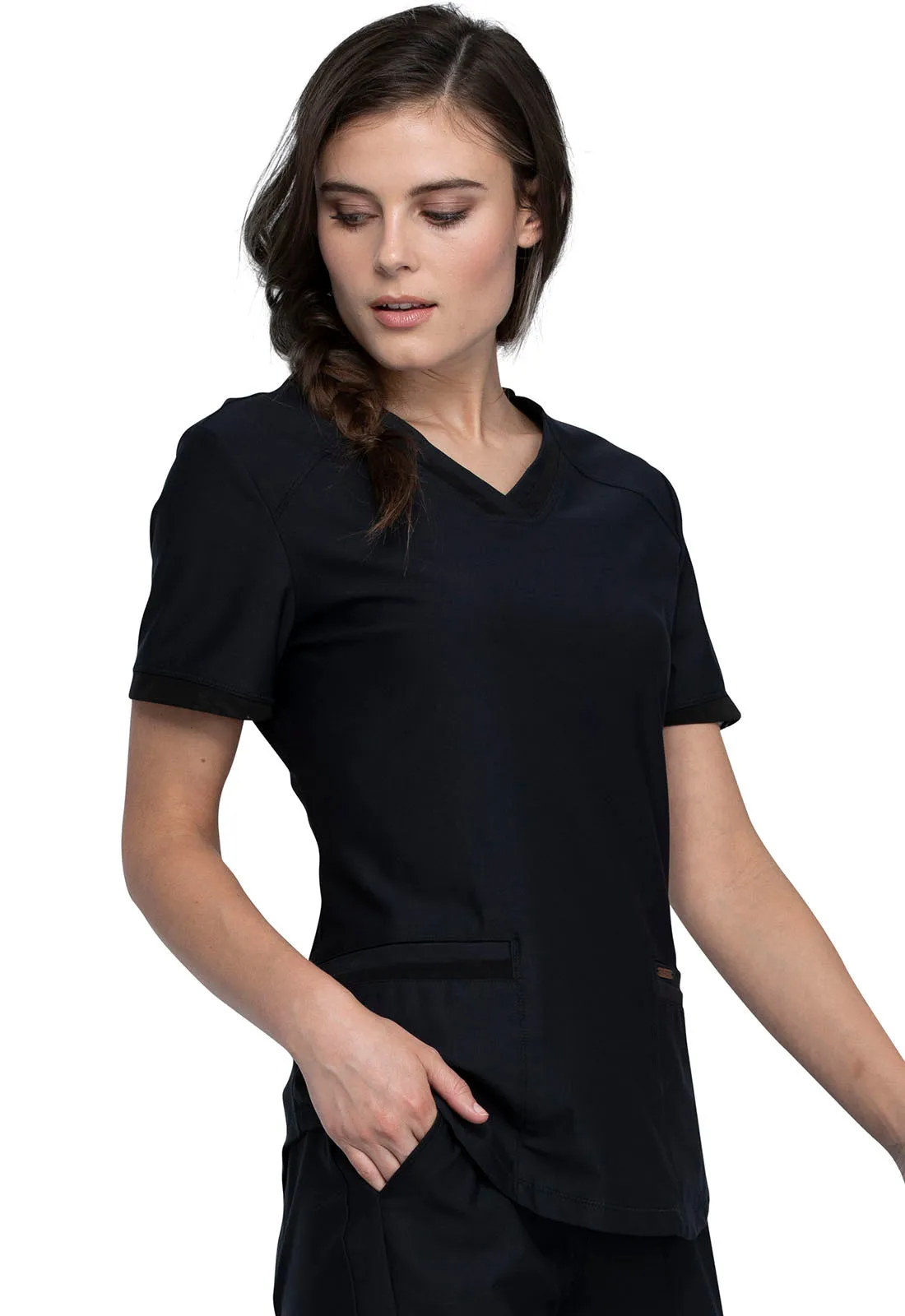 Form - Women's V-Neck Solid Top