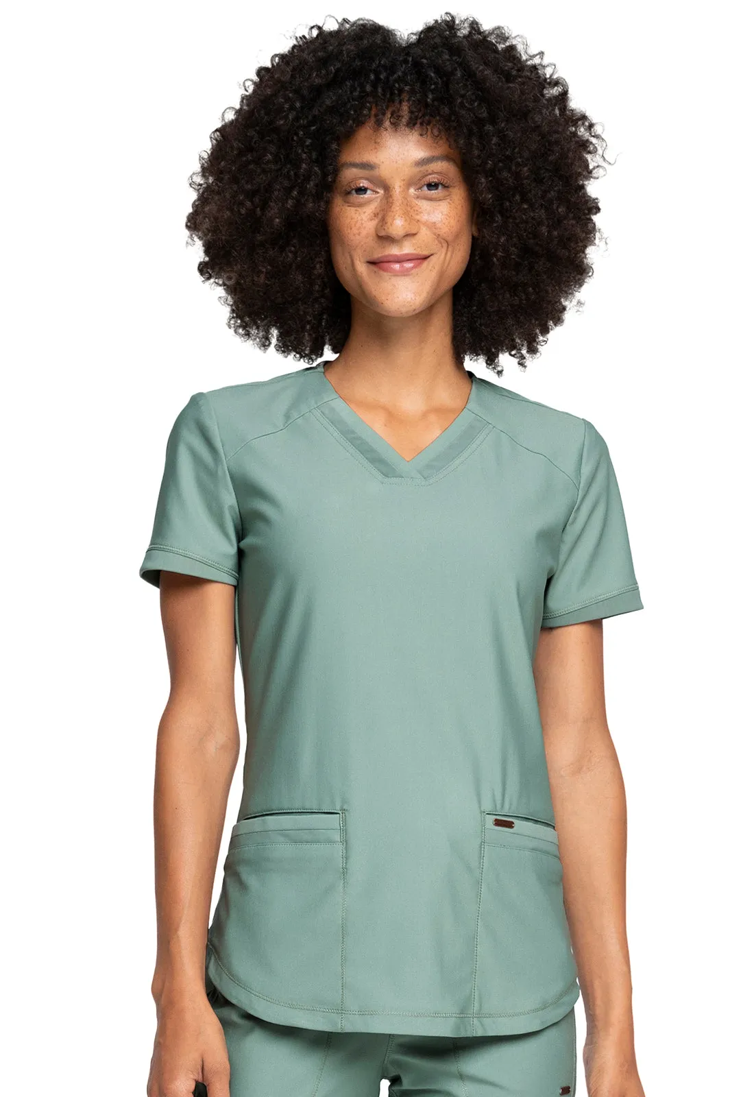 Form - Women's V-Neck Solid Top