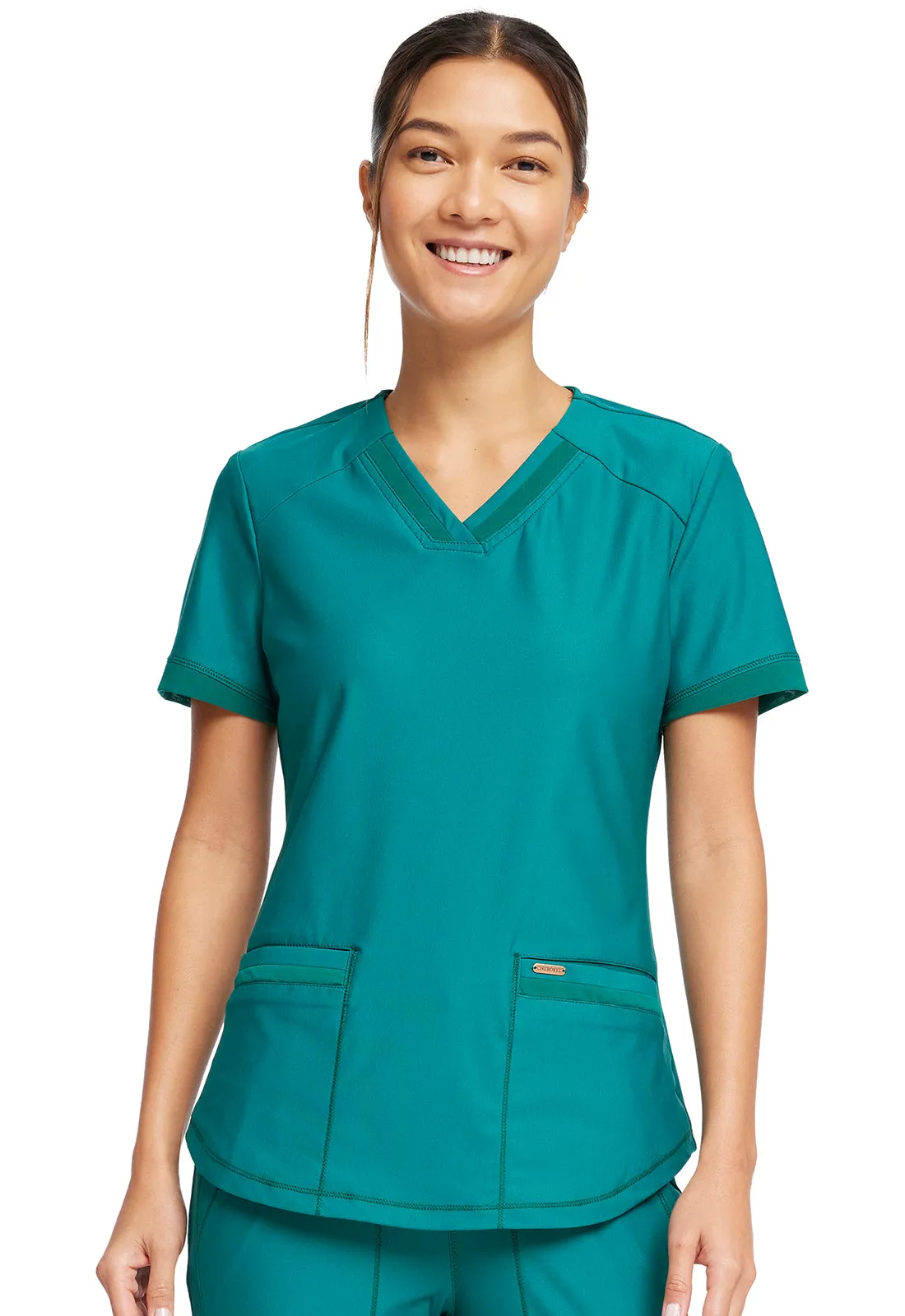 Form - Women's V-Neck Solid Top