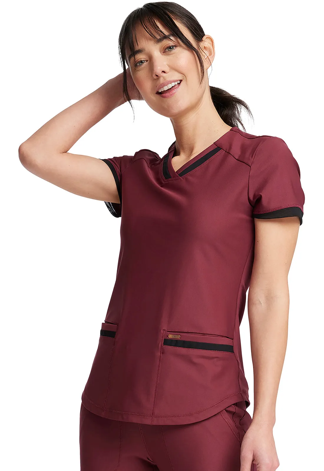 Form - Women's V-Neck Solid Top