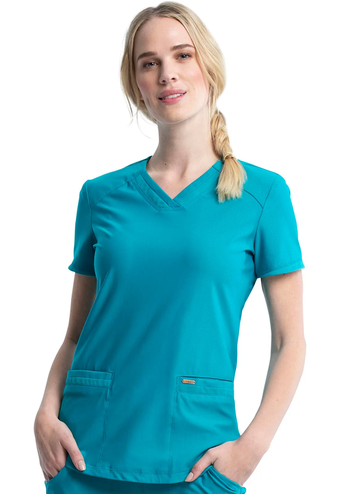 Form - Women's V-Neck Solid Top