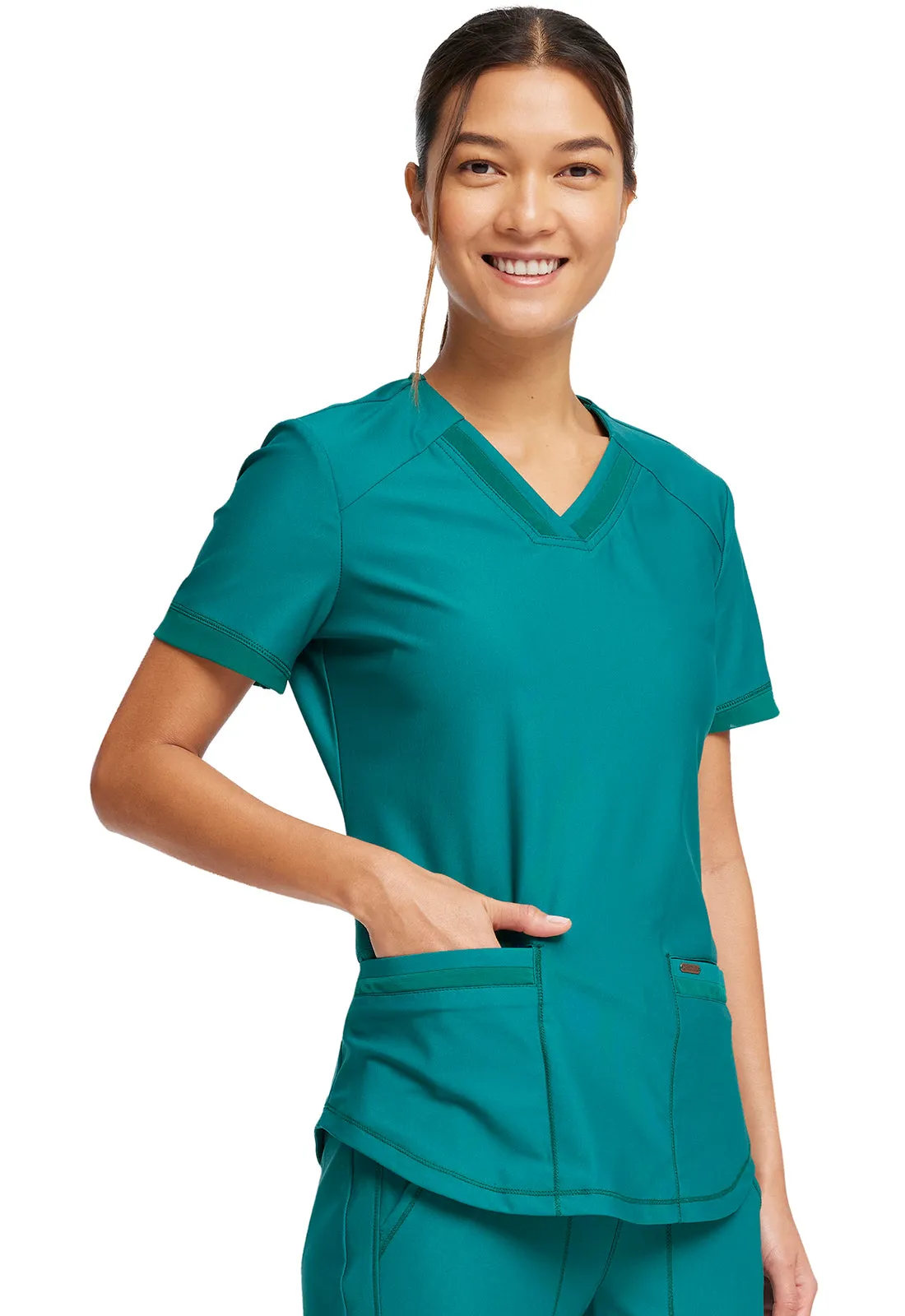 Form - Women's V-Neck Solid Top