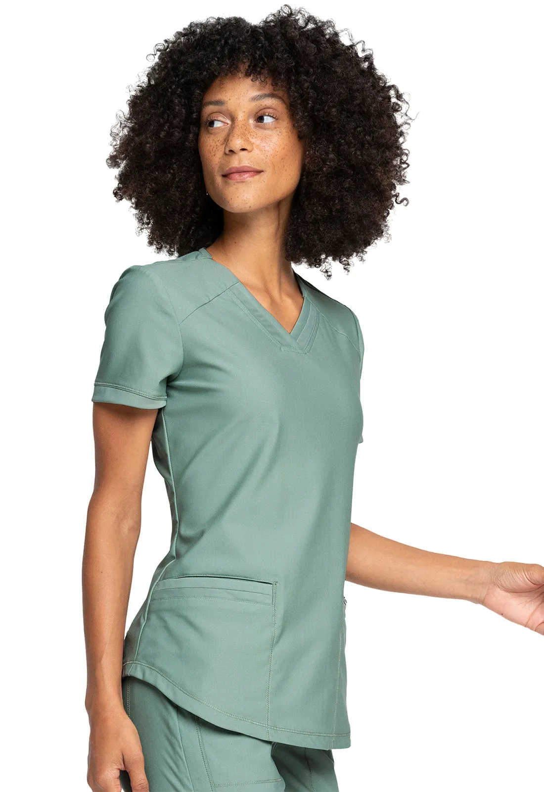 Form - Women's V-Neck Solid Top