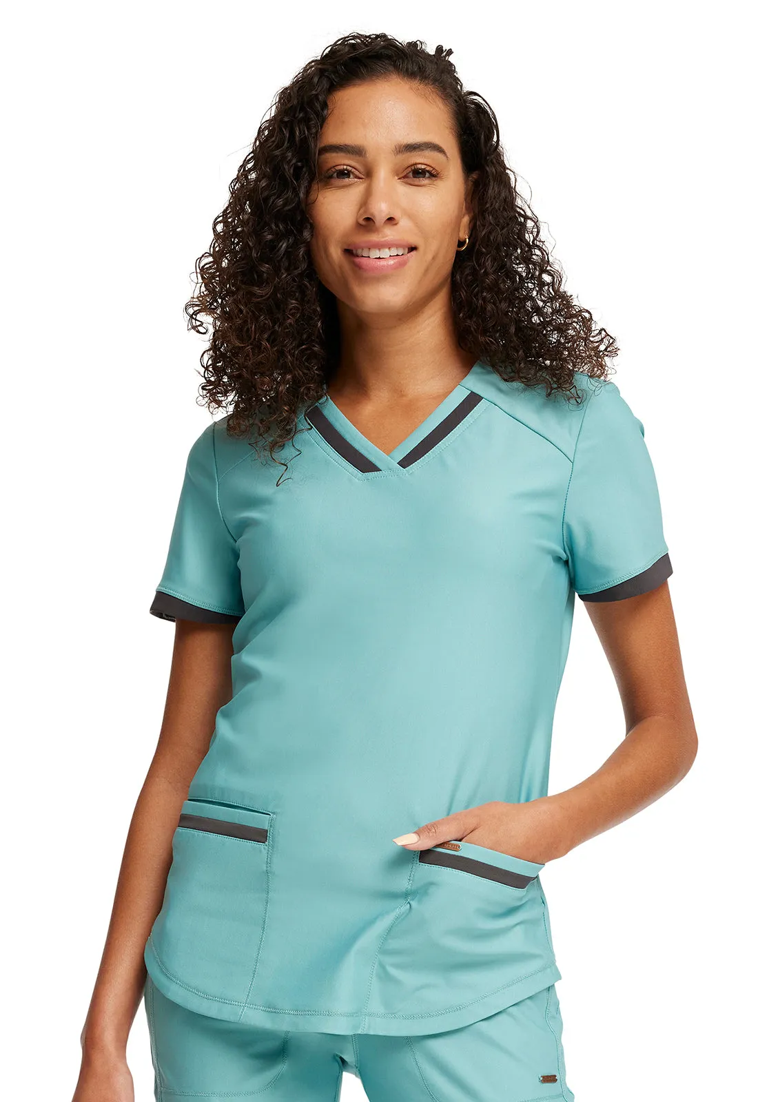 Form - Women's V-Neck Solid Top