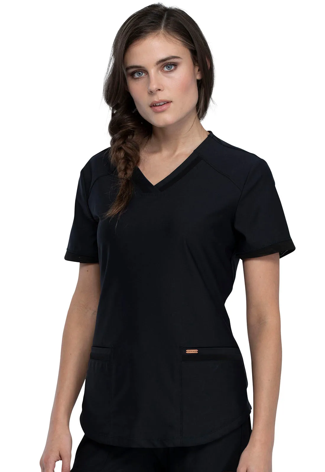 Form - Women's V-Neck Solid Top