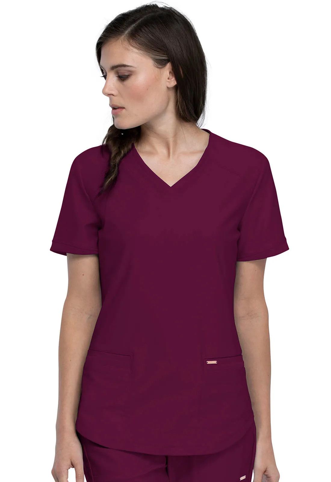 Form - Women's V-Neck Solid Top