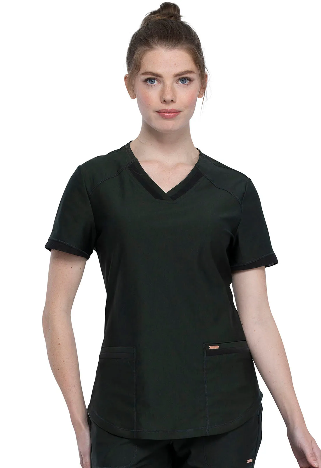 Form - Women's V-Neck Solid Top