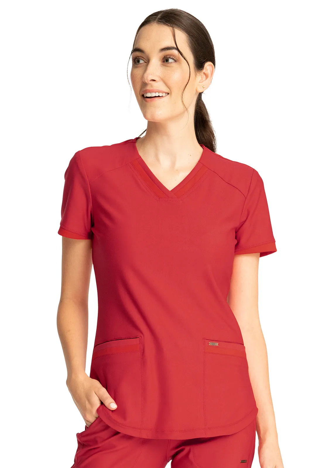 Form - Women's V-Neck Solid Top