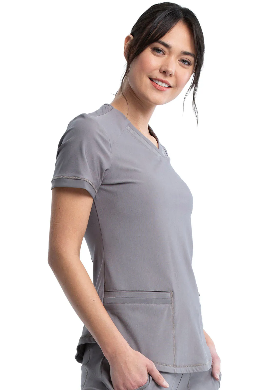 Form - Women's V-Neck Solid Top