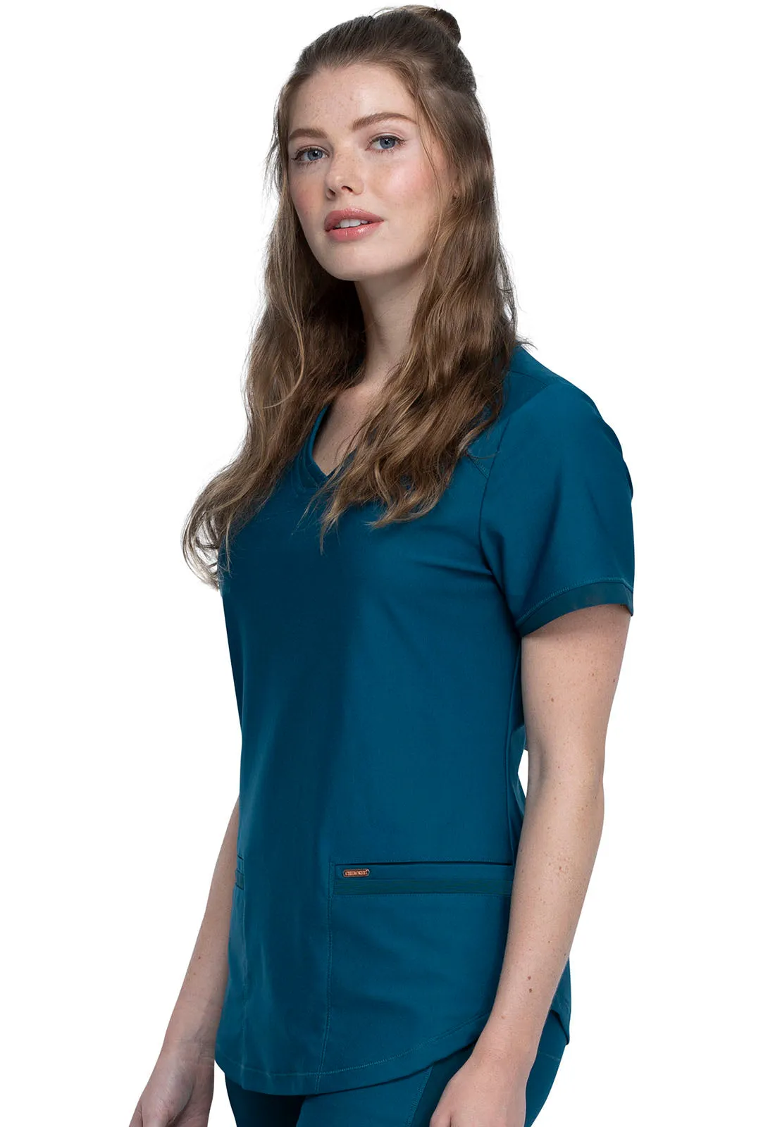 Form - Women's V-Neck Solid Top