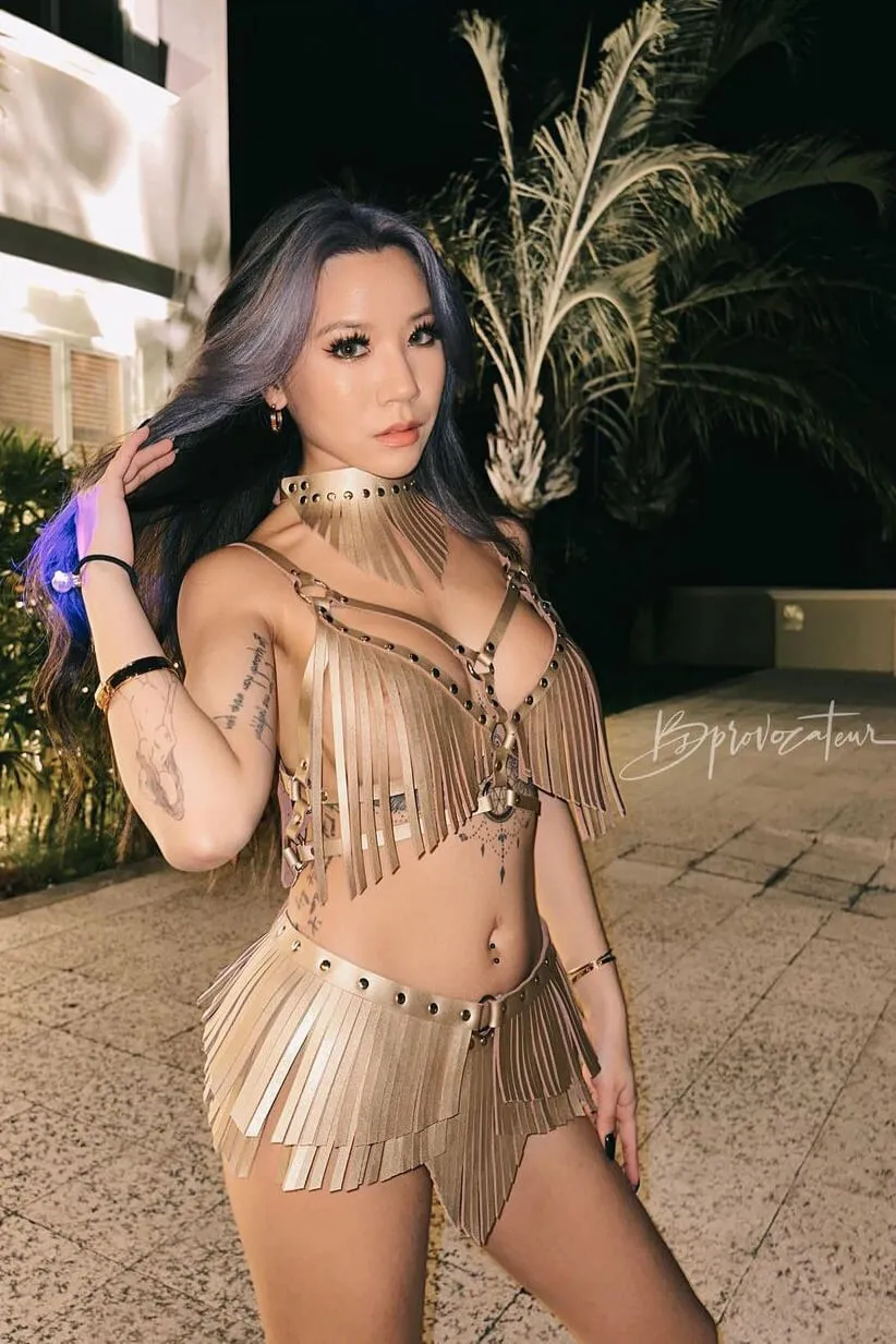 Fringe Boho Kink Leather Set