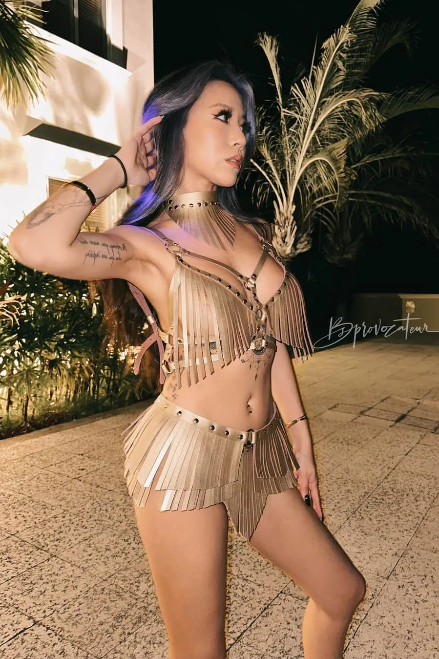 Fringe Boho Kink Leather Set
