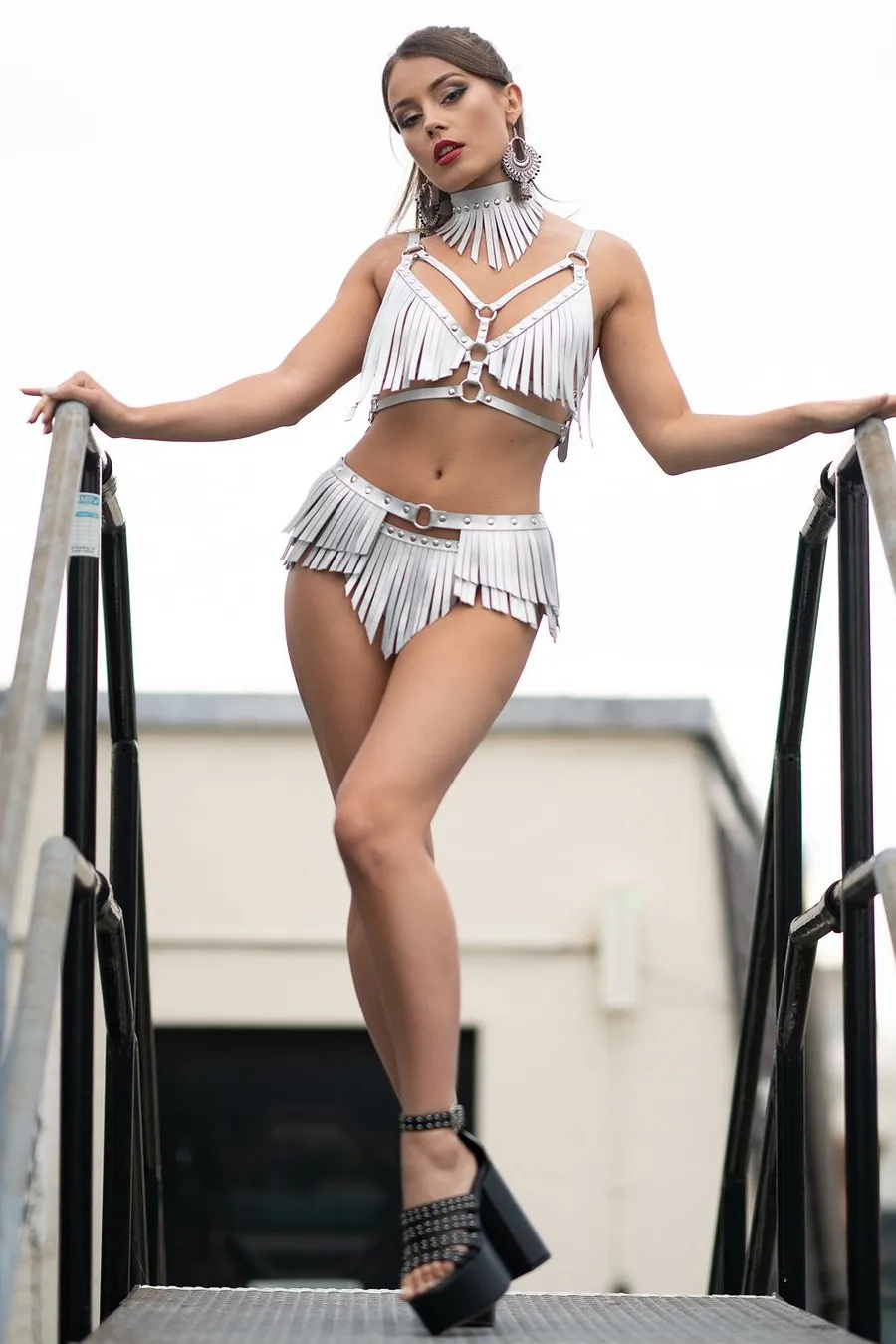 Fringe Boho Kink Leather Set