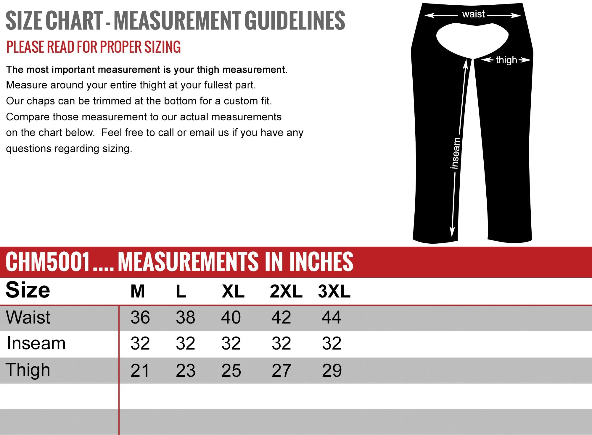 Hot Leathers USA Made Chaps with Removable Quilt Lining CHM5002