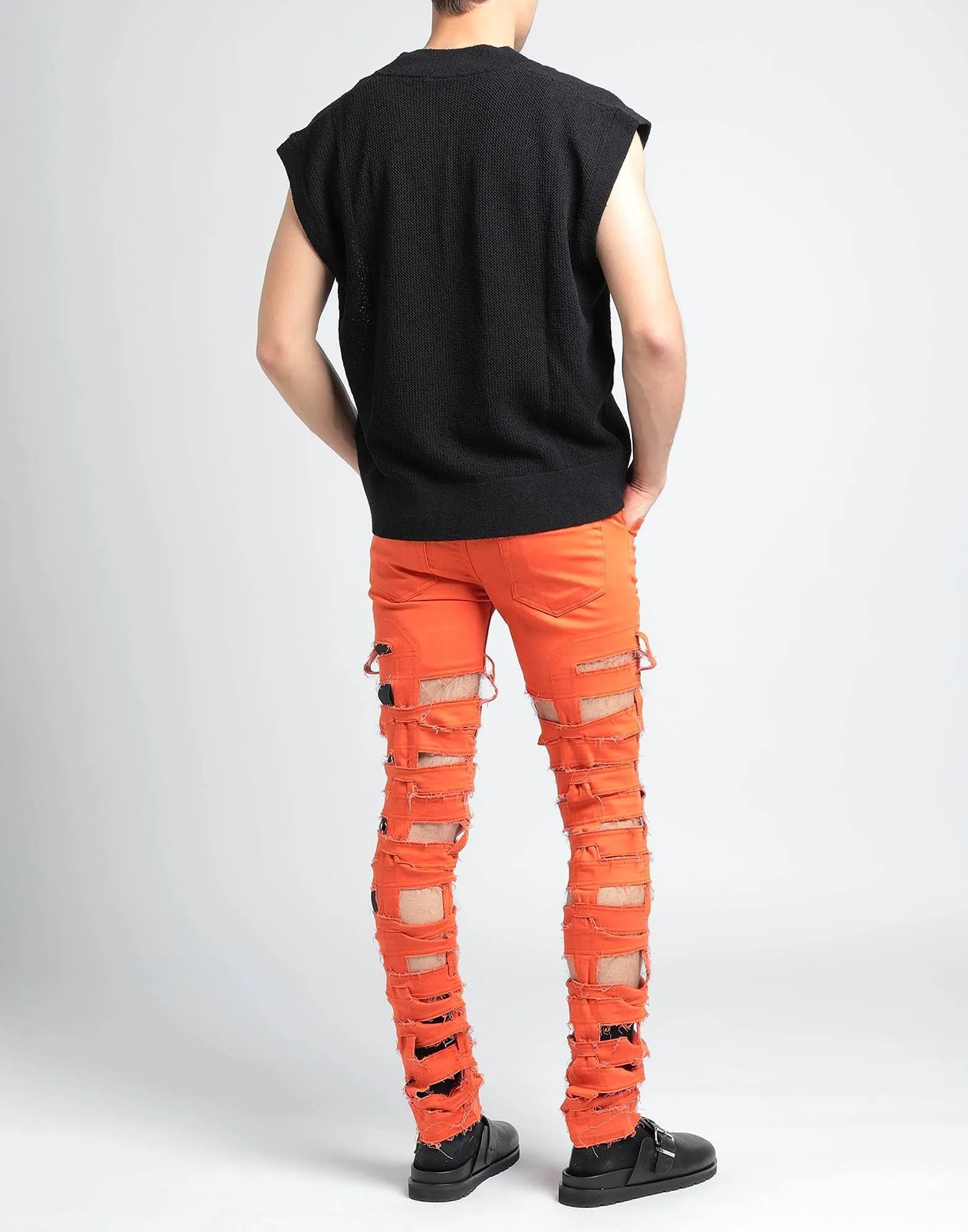 Jeans DRKSHDW by Rick Owens, orange