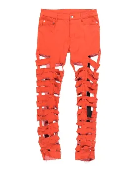 Jeans DRKSHDW by Rick Owens, orange