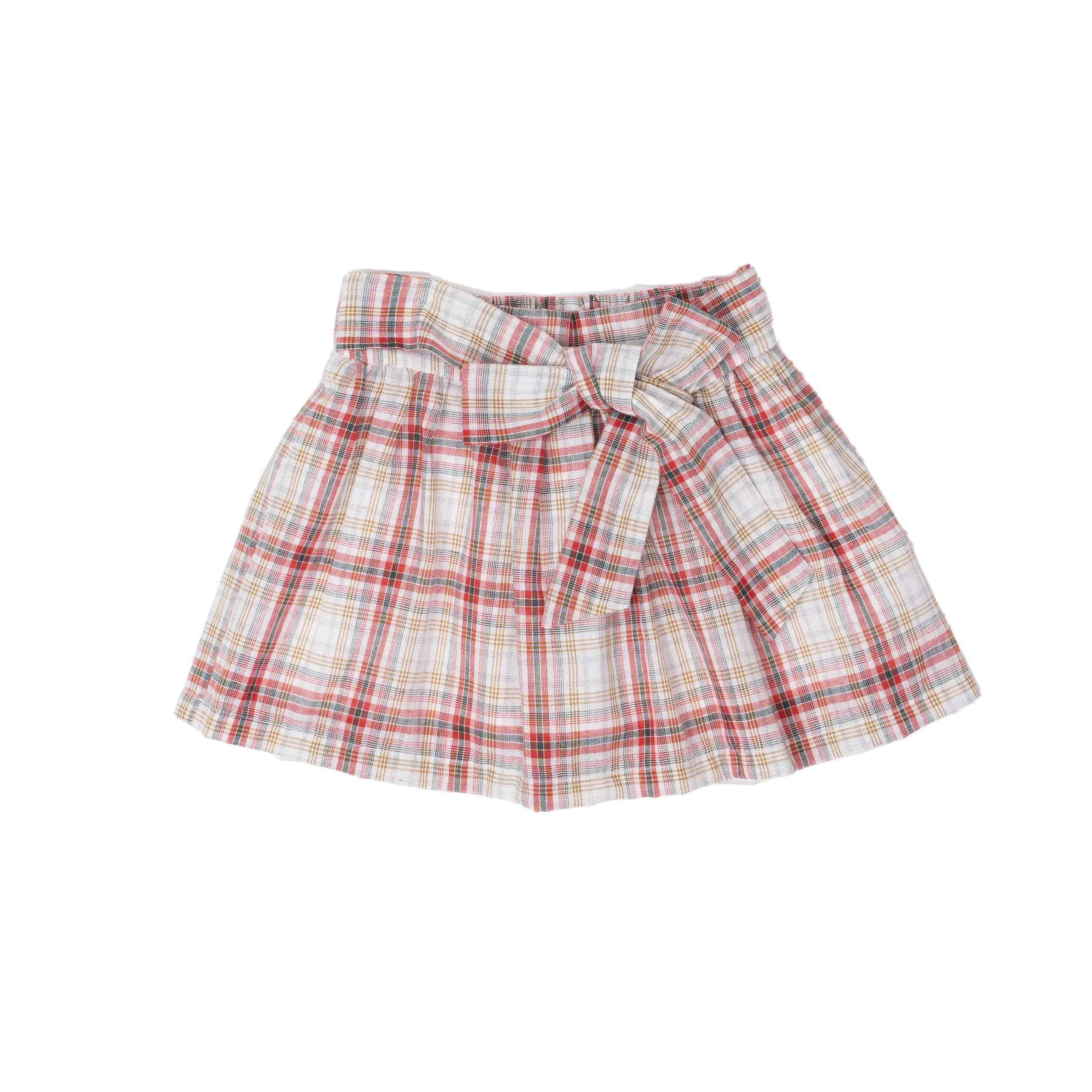 Lacey Festive Plaid Skirt