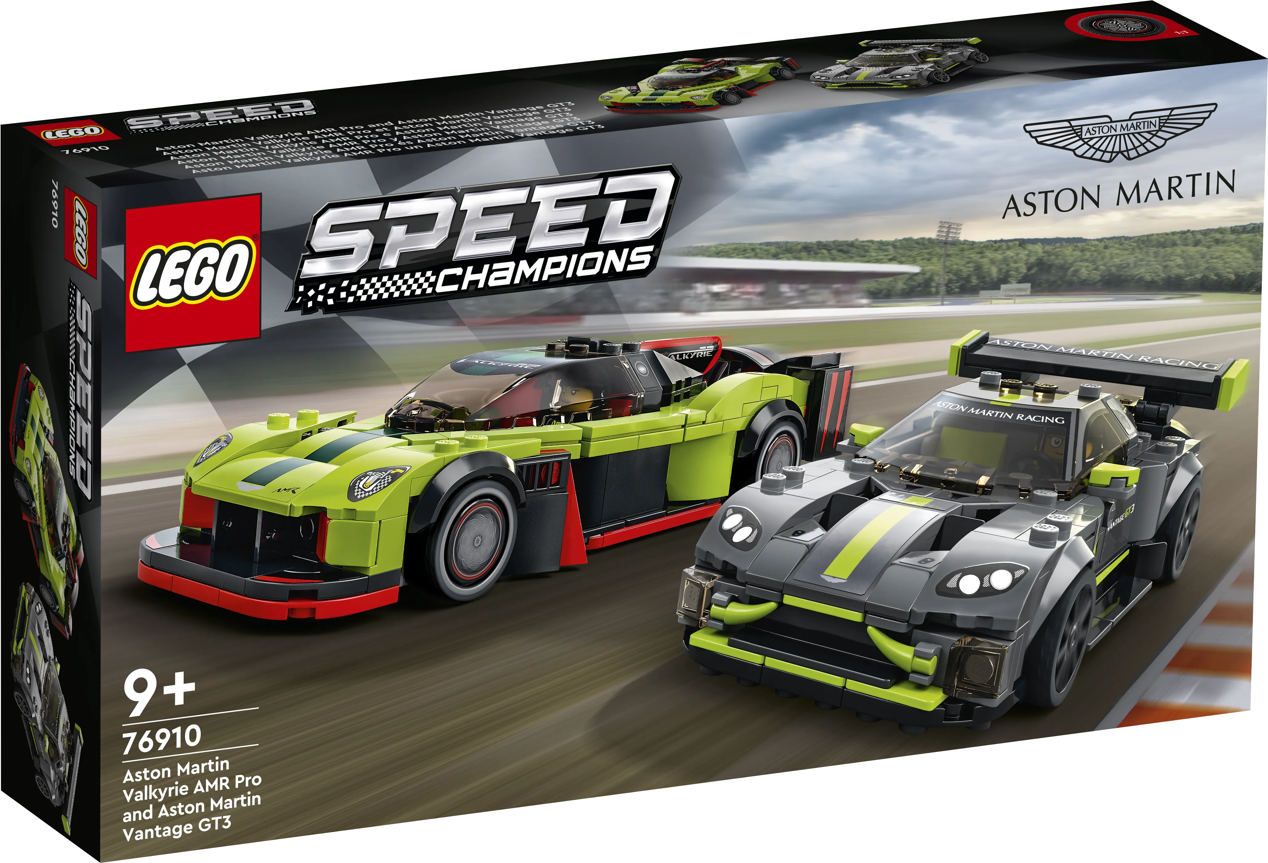 LEGO 76910 Speed Champions Aston Martin Valkyrie Amr Pro And Aston Martin Vantage GT3