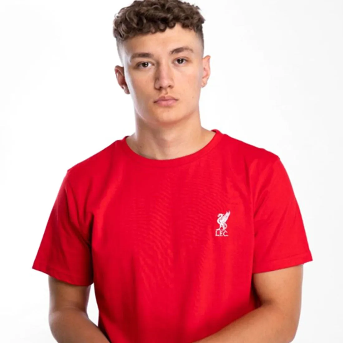 LFC EMBROIDERED LIVERBIRD MEN'S TEE RED
