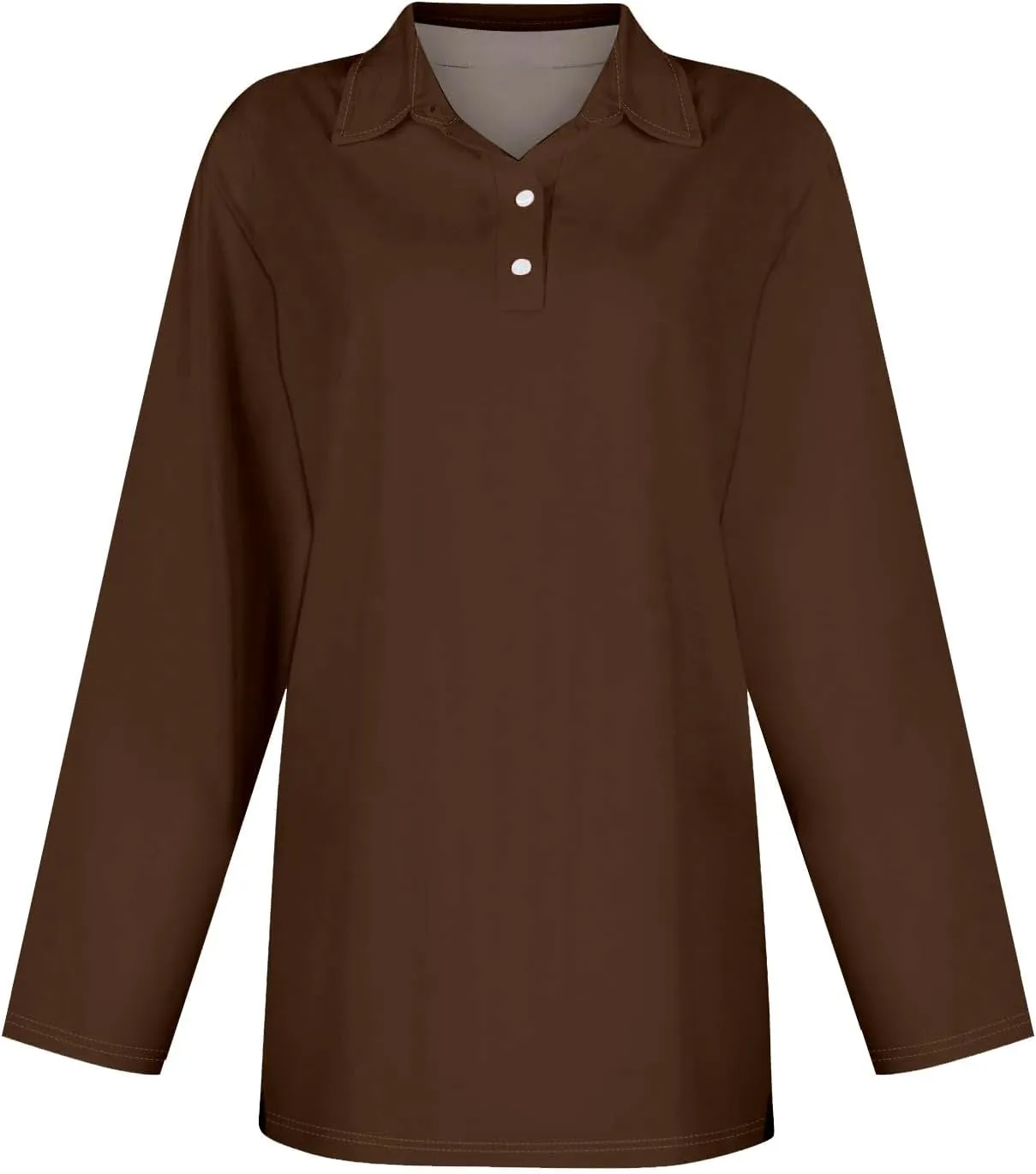 Long Sleeve Work Polo Shirt for Women Quick Dry Athletic Tennis Golf T Shirt Fashion Casual Office Dressy Tunic Tees