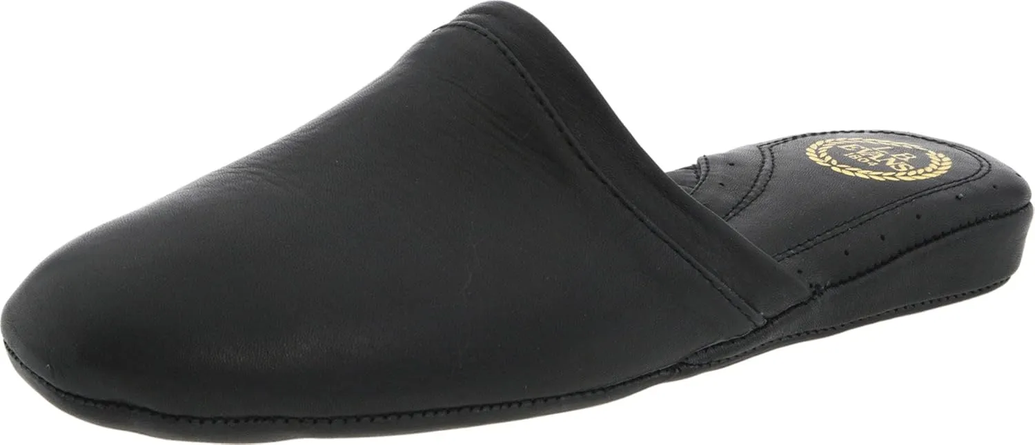 Men's Aristocrat Scuff Slipper,Black,10 M